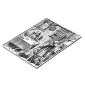 「Praxisの木版画の後の税の受信機、 ノートブック (左側)