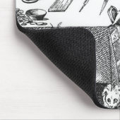 「Praxisの木版画の後の税の受信機、 マウスパッド (コーナー)