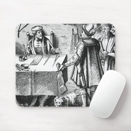 「Praxisの木版画の後の税の受信機、 マウスパッド (マウス)