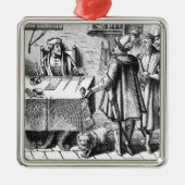 「Praxisの木版画の後の税の受信機、 メタルオーナメント (正面)