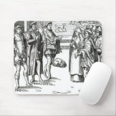 「Praxis Rerの木版画の後の町内の触れ役による販売、 マウスパッド (マウス)