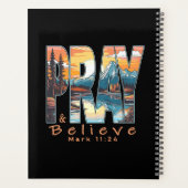Pray and Believe Christian Design プランナー手帳 (裏面)