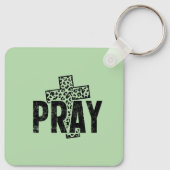 Pray Christian | 信仰のクロス祈りのキーホルダー キーホルダー (裏面)
