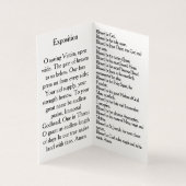 Pray During Eucharistic Adoration Card (内部)