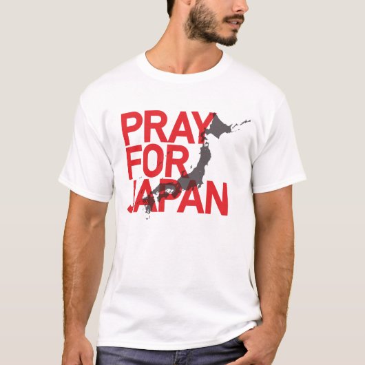 PRAY FOR JAPAN Tシャツ (正面)