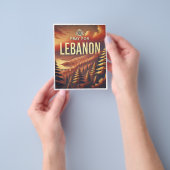 PRAY FOR LEBANON チラシ (手)