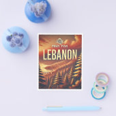 PRAY FOR LEBANON チラシ (シングル)