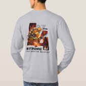 Pray for Los Angeles | メンズ長袖 Tシャツ (裏面)