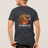 Pray for Los Angeles | メンズ トライブレンドTシャツ (裏面)