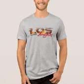 Pray for Los Angeles | メンズ トライブレンドTシャツ (正面)