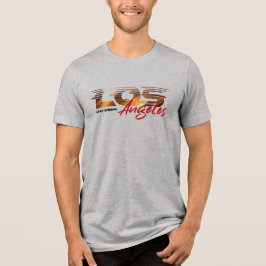 Pray for Los Angeles | メンズ トライブレンドTシャツ
