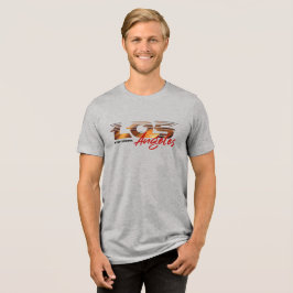Pray for Los Angeles | メンズ トライブレンドTシャツ