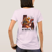 Pray for Los Angeles | 女性用 Tシャツ (裏面)