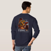 Pray for Los Angeles (2) | メンズ長袖 Tシャツ (裏面フル)