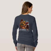 Pray for Los Angeles (2) | レディース長袖 Tシャツ (裏面フル)