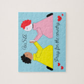 Pray for the Country & Hearts:  Light Blue ジグソーパズル (縦)