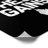 Pray For These Gains Fitness Gym Motivational  ポスター (角)