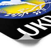 Pray For Ukraine Support Ukrainian  ポスター (角)