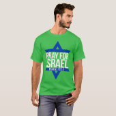 Pray ForJewish Star Tシャツ (正面フル)