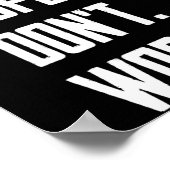 Pray Hope Dont Worry Christianity Prayer  ポスター (角)