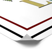 Pray More Worry Less Bold Vibrant Peace ポスター (角)