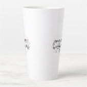 Pray More Worry Less Mug カフェラテマグ (正面)