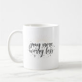 Pray More Worry Less Mug コーヒーマグカップ (左)