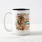 Pray On It.... ツートーンマグカップ (左)