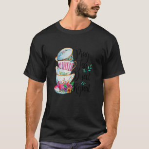 Pray Tea ダイレクト リピート クラシカル コンバセーションズ Cc Tシャツ