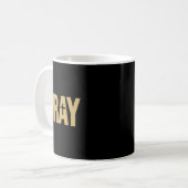 Pray The Word Pray On A Tee コーヒーマグカップ (正面左)