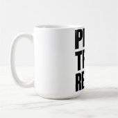 Pray Train Repeat – Christian Fitness Motivation f コーヒーマグカップ (左)