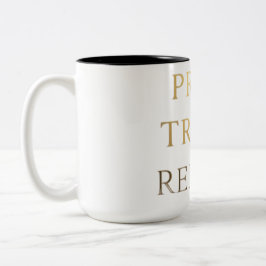 Pray Train Repeat Mug – Christian Fitness Motivati ツートーンマグカップ