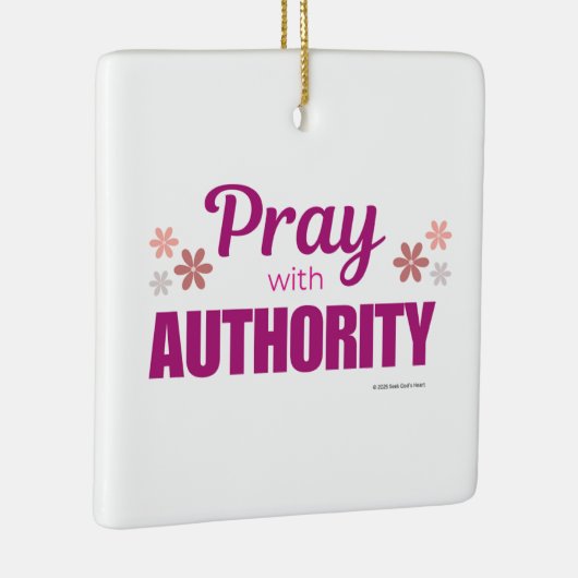 Pray with Authority, セラミックオーナメント (右)