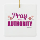 Pray with Authority, セラミックオーナメント (裏面)