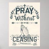 Pray without Ceasing ポスター (正面)