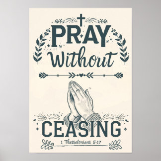 Pray without Ceasing ポスター