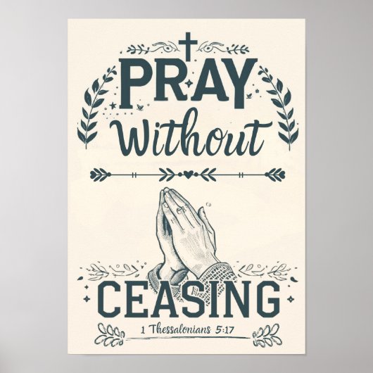 Pray without Ceasing ポスター (正面)