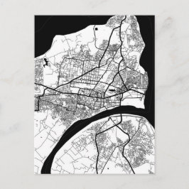 Prayagraj Uttar Pradesh City Map ポストカード