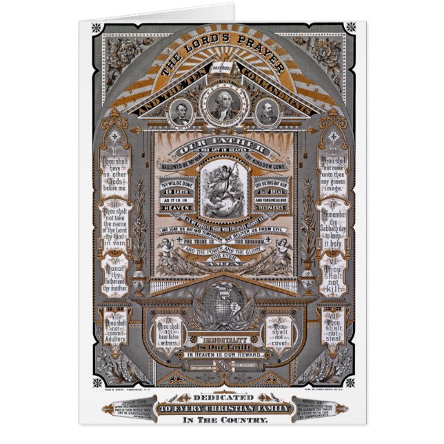 Prayerの主のヴィンテージの刻むこと(オレンジ) (正面)