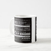 Prayer主のマグを言い表わします コーヒーマグカップ (正面左)