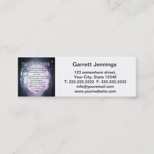 Prayer主の スキニー名刺 (正面)