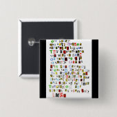 Prayer主の 缶バッジ (正面&裏面)