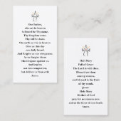 Prayer Card 名刺 (正面/裏面)