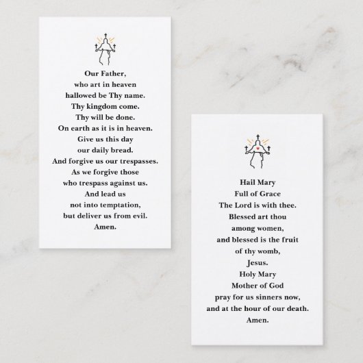 Prayer Card  名刺 (正面/裏面)
