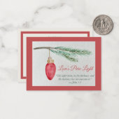 Prayer Card - Personalize - Season of Joy ノートカード (正面/裏面インサイチュ)