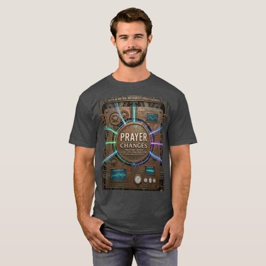Prayer Changes – Steampunk Control Panel T-Shirt Tシャツ (正面フル)