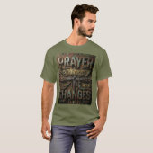 Prayer Changes Things – Industrial Metallic T-Shir Tシャツ (正面フル)