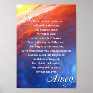 Prayer Christian Inspirational Spiritual主 ポスター