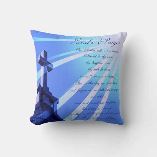 Prayer Design Pillow主の クッション (正面)