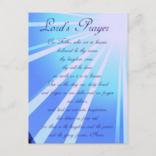 Prayer Design Postcard主の ポストカード